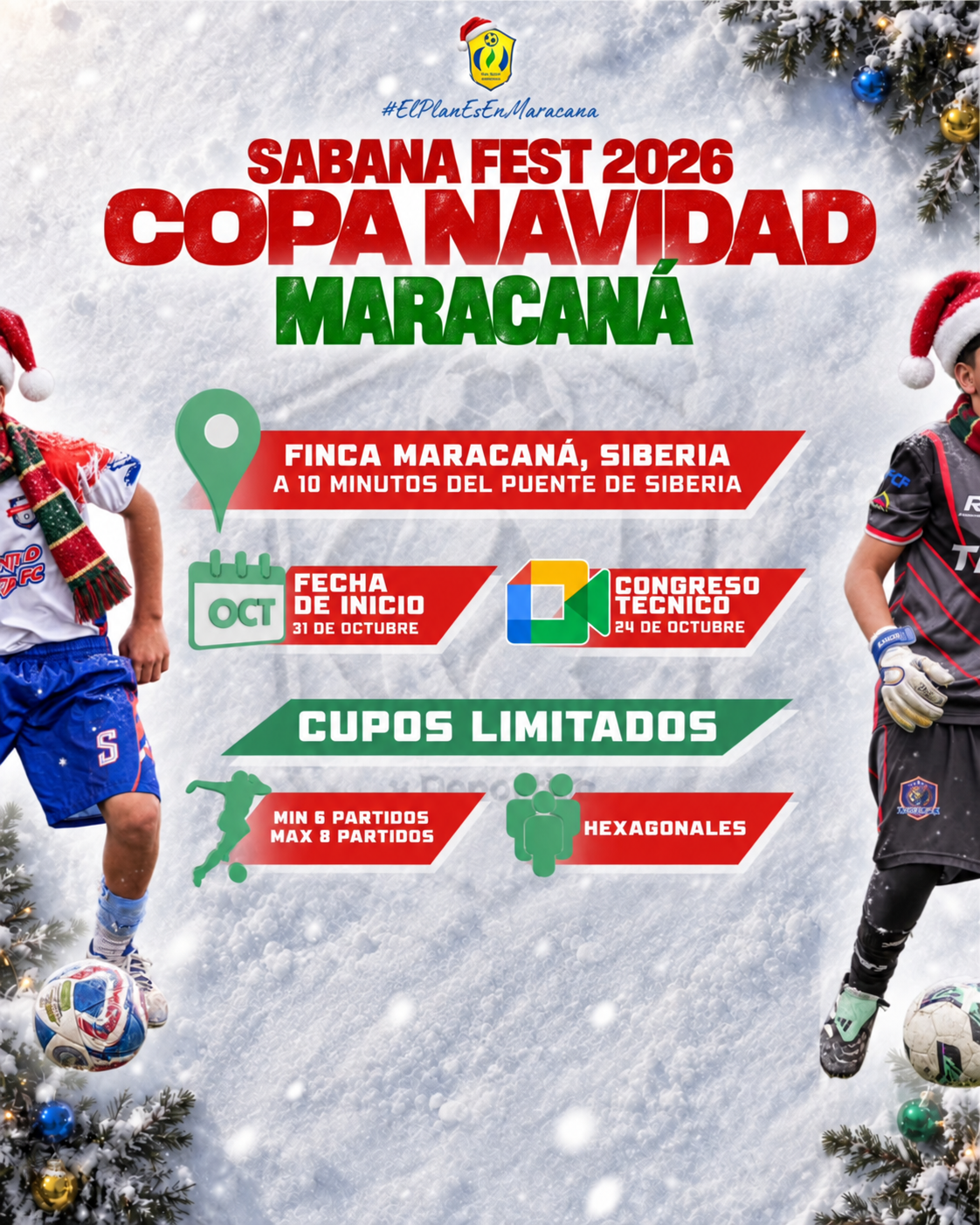 Fechas, sede y formato de la Copa Navidad 2026